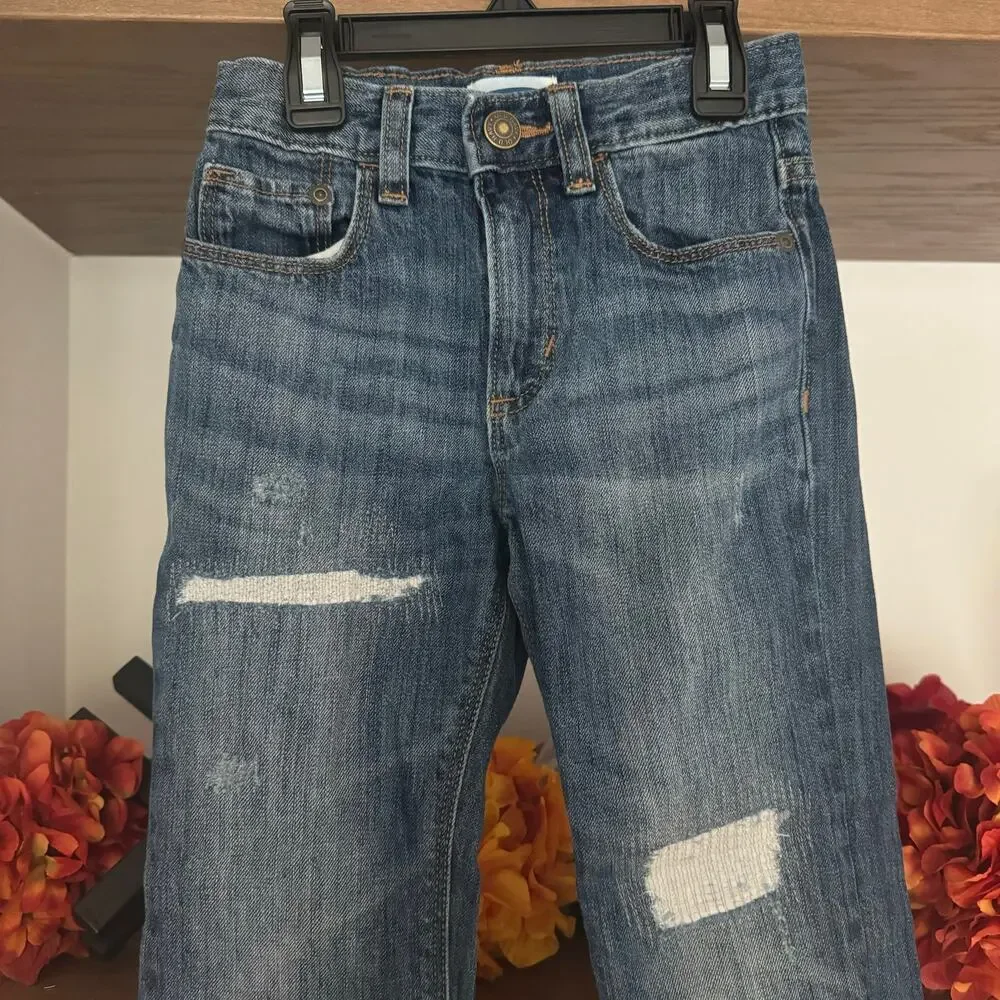 Old Navy Adjustable, Distressed Jeans